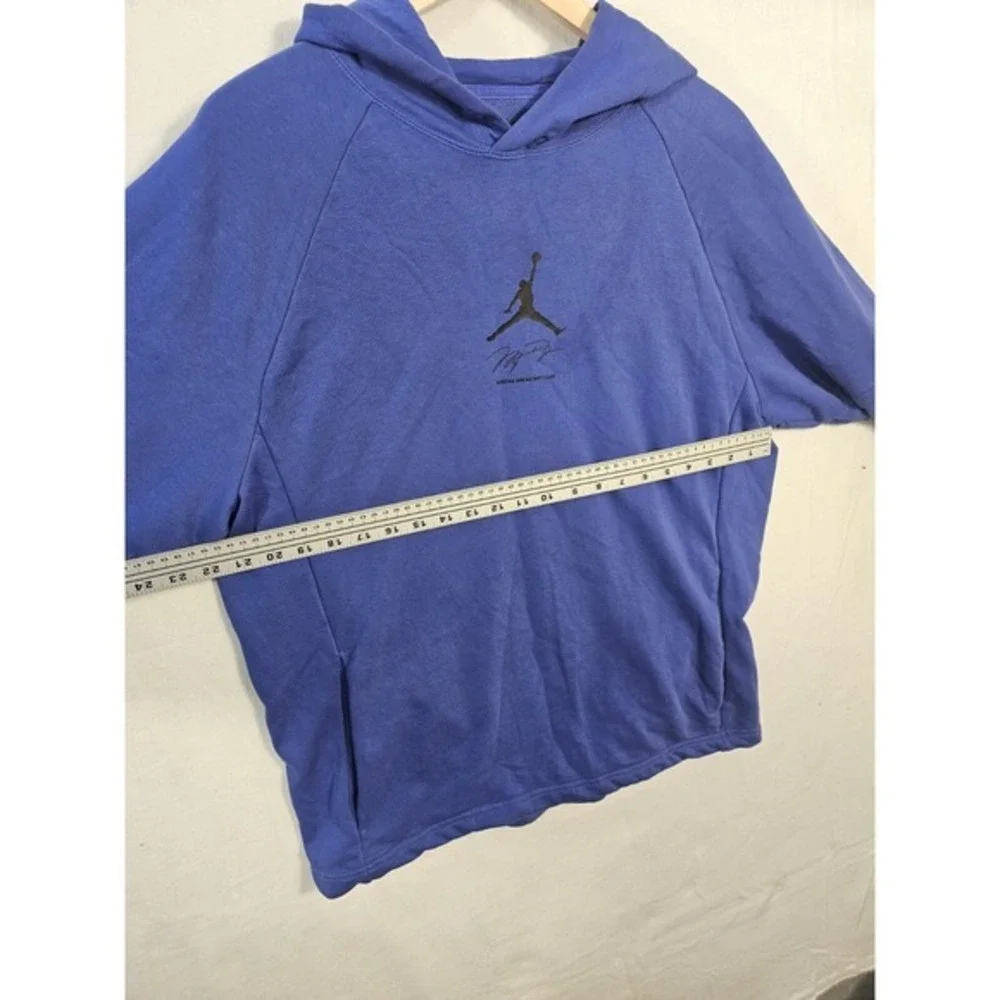 NIKE JORDAN 23 ALPHA MEN'S DRI FIT HOODIE LONG SLEEVE‎ SWEATER LARGE PURPLE K031